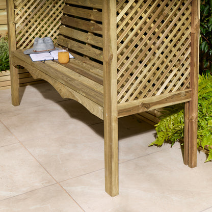 Rowlinson Marrakesh 3 Seat Arbour