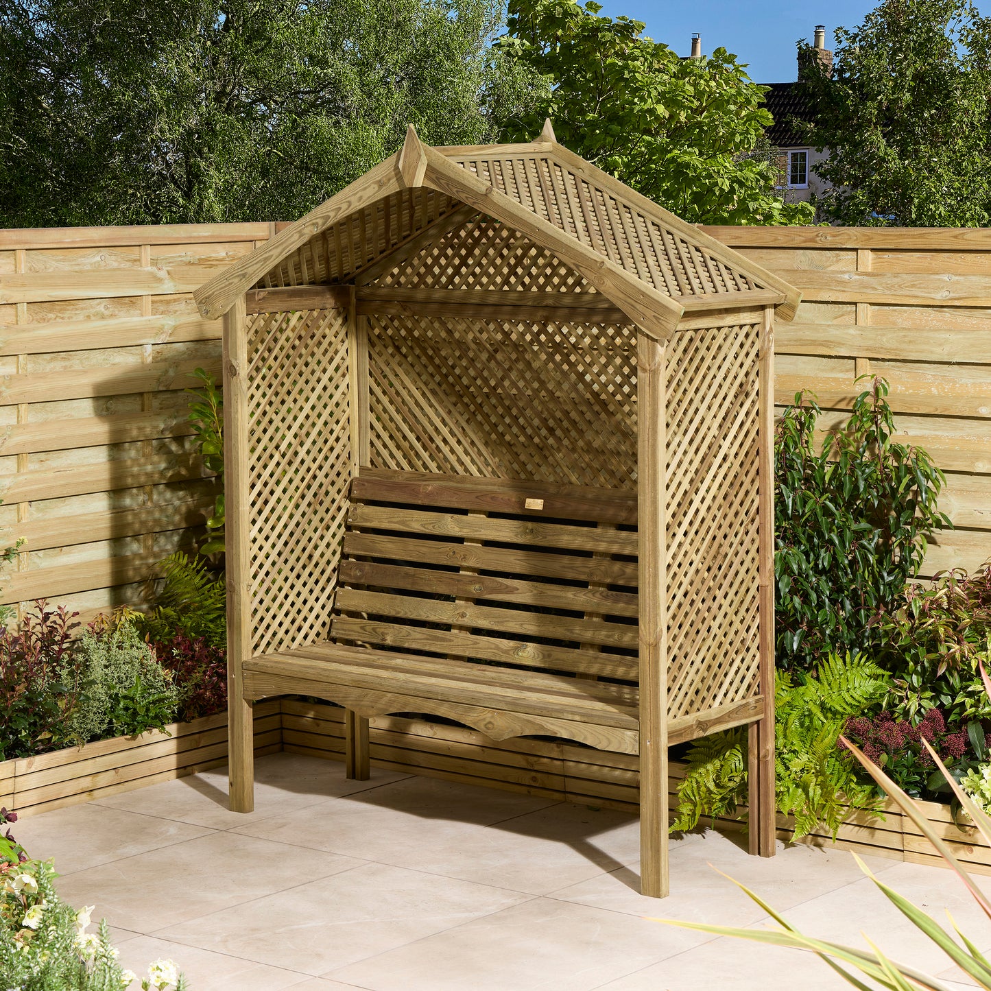 Rowlinson Marrakesh 3 Seat Arbour