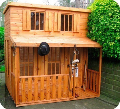 Sheriff Lodge Playhouse 8'x7'6