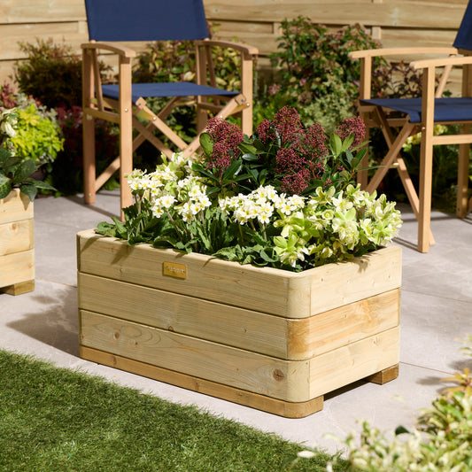 Rowlinson Marberry Rectangular Planter 0.7m