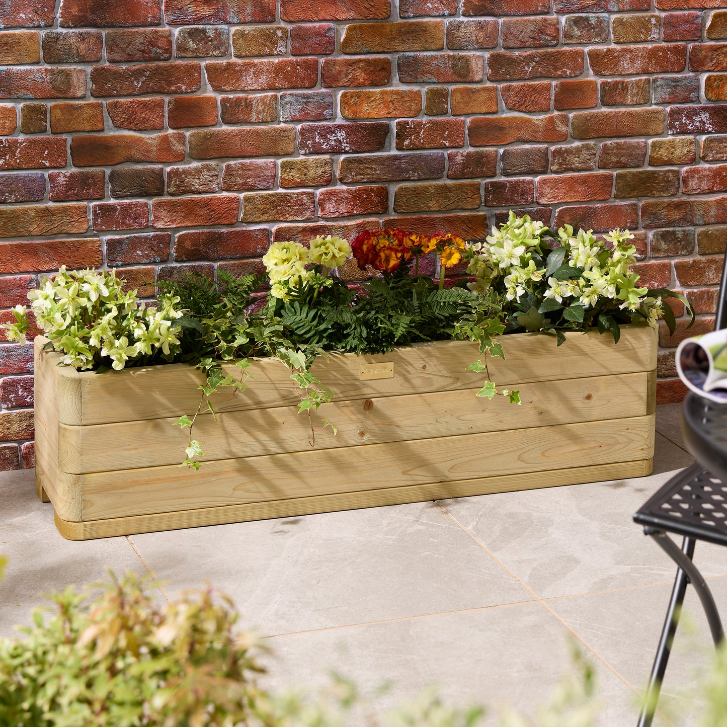 Rowlinson Marberry Trough Planter 1.2m
