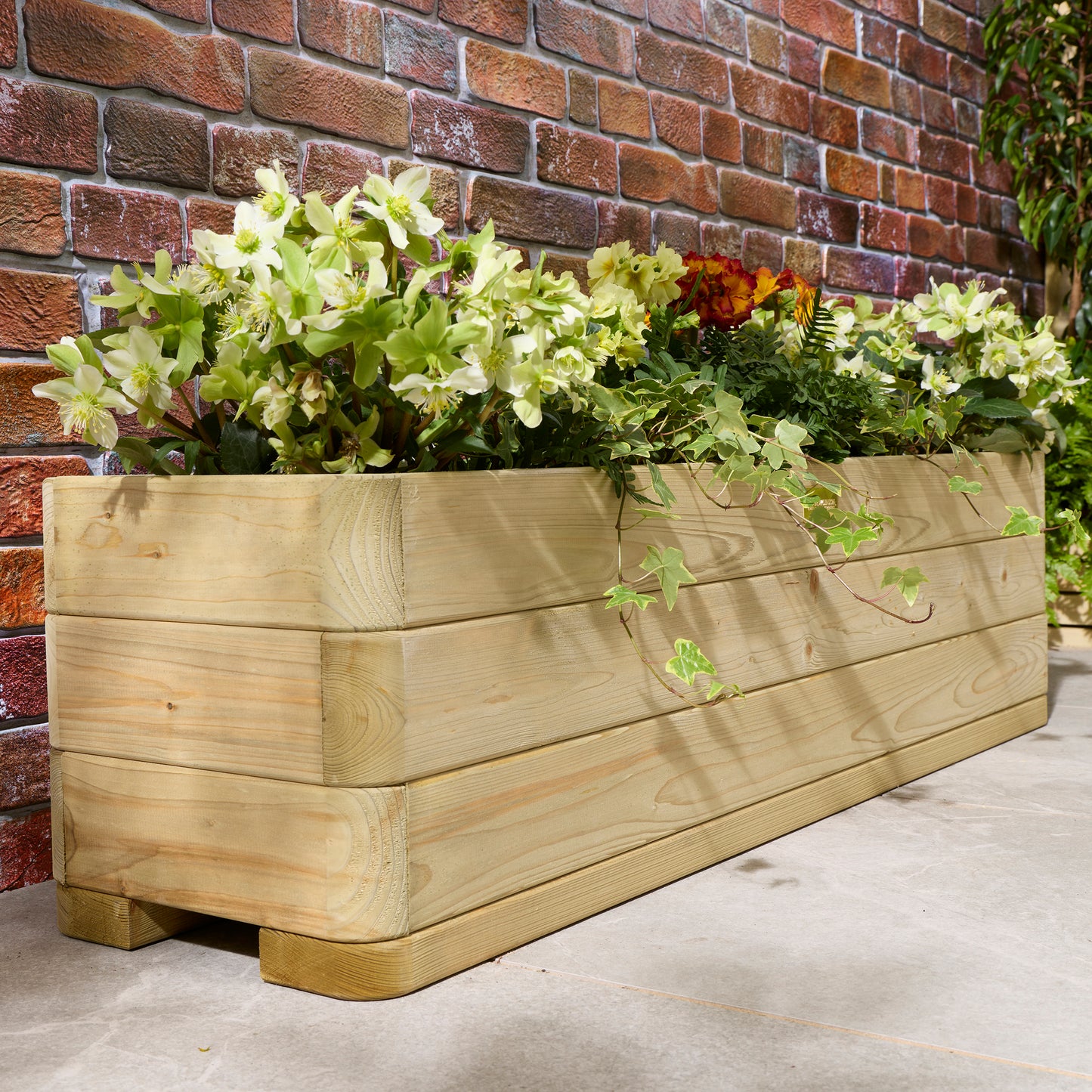 Rowlinson Marberry Trough Planter 1.2m