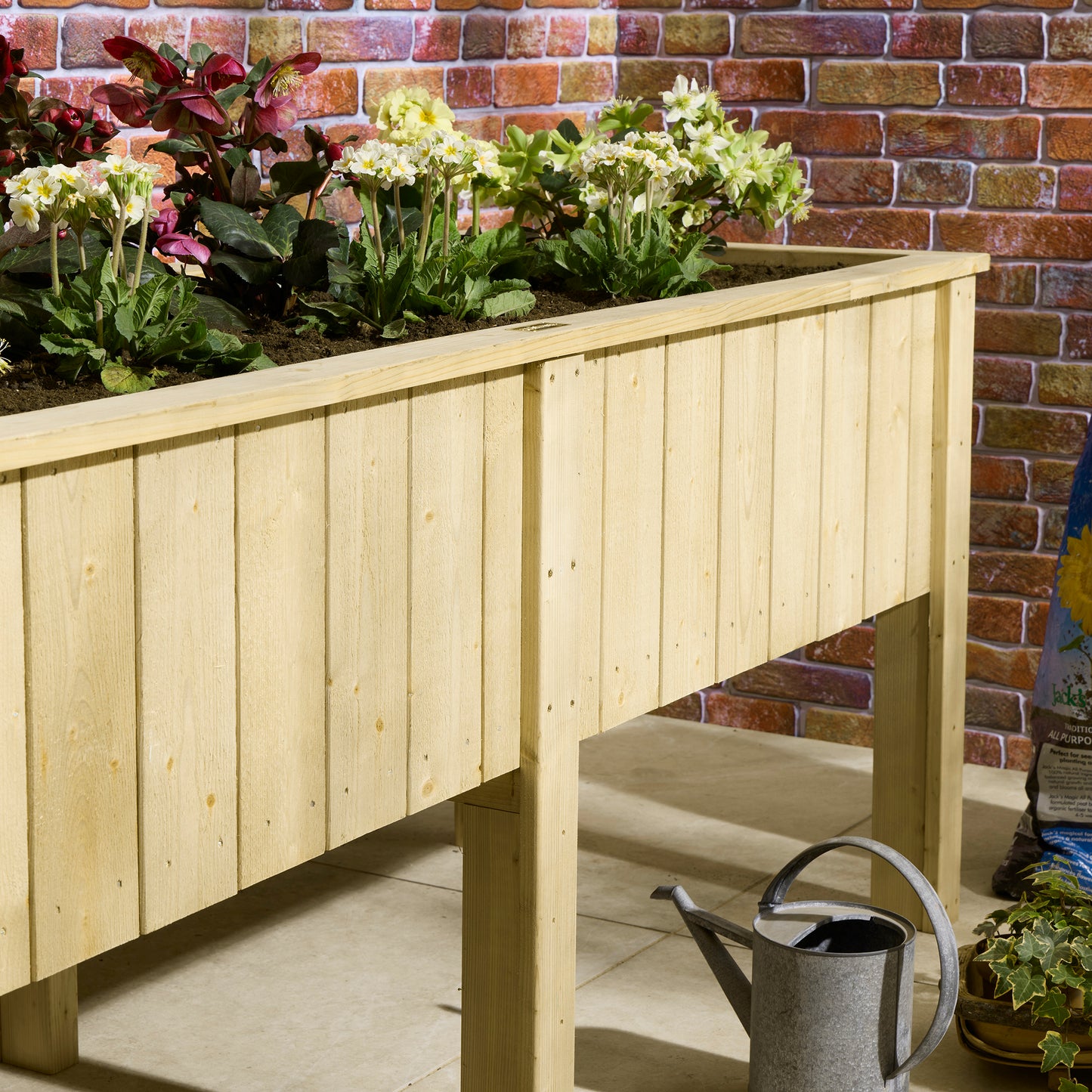 Rowlinson Signature Heritage Raised Deep Root Trough Planter 1.9m