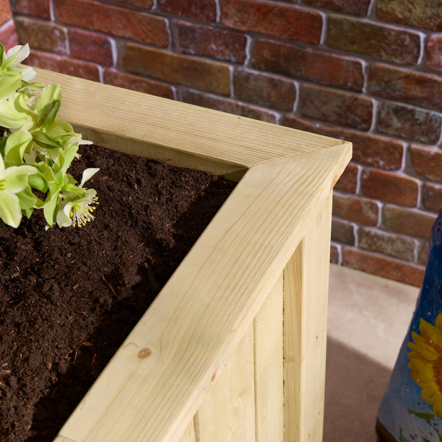 Rowlinson Signature Heritage Raised Deep Root Trough Planter 1.9m
