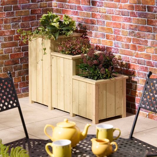 Rowlinson Signature Heritage 3 Tier Corner Planter - Taylors Garden Buildings (view 2)