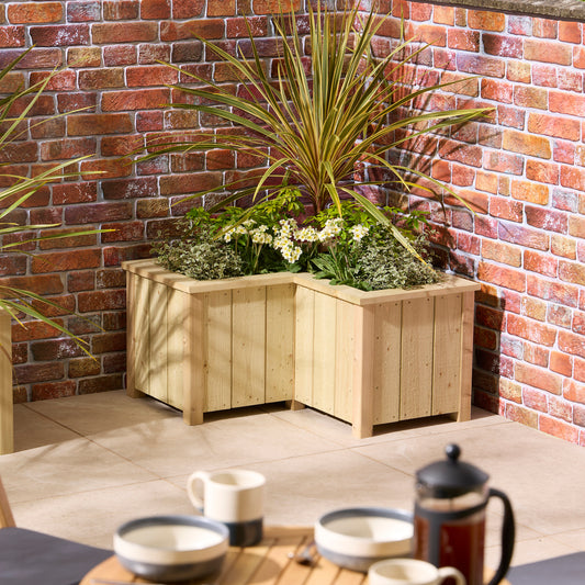 Rowlinson Signature Heritage Corner Planter - Taylors Garden Buildings (view 1)