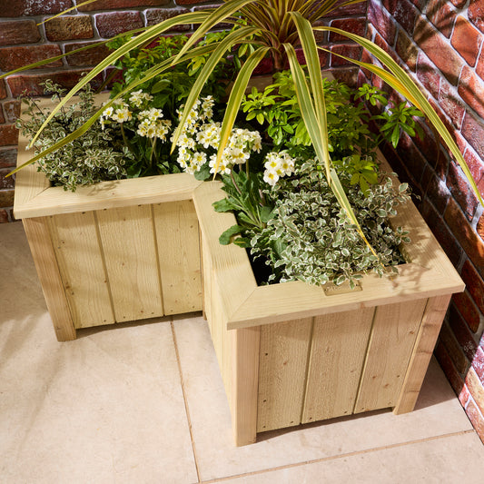 Rowlinson Signature Heritage Corner Planter - Taylors Garden Buildings (view 2)