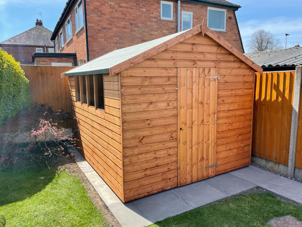 Popular Shed 10'x8' with Pent or Apex Roof