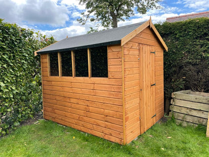 Popular Shed 8'x6' with Pent or Apex Roof