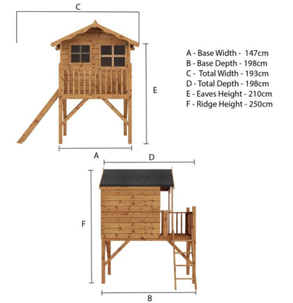Poppy Playhouse with Tower