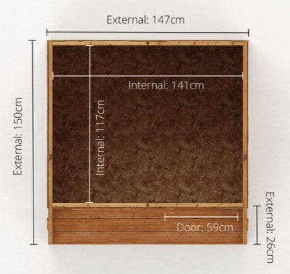 Poppy Playhouse 5'x5'