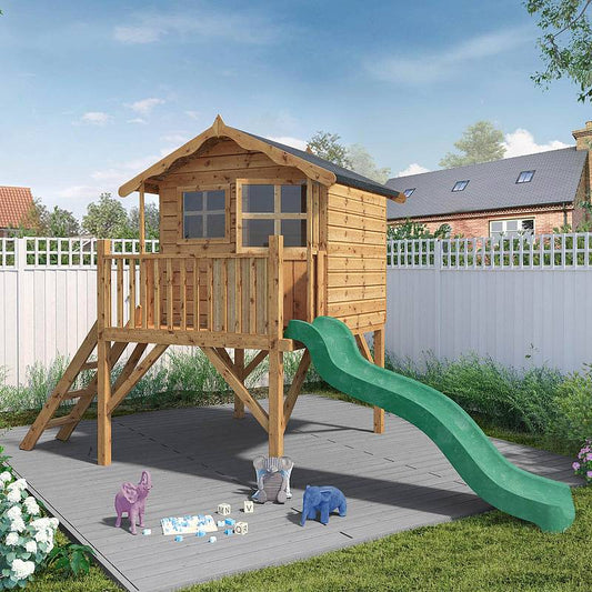 Poppy Playhouse with Tower & Slide