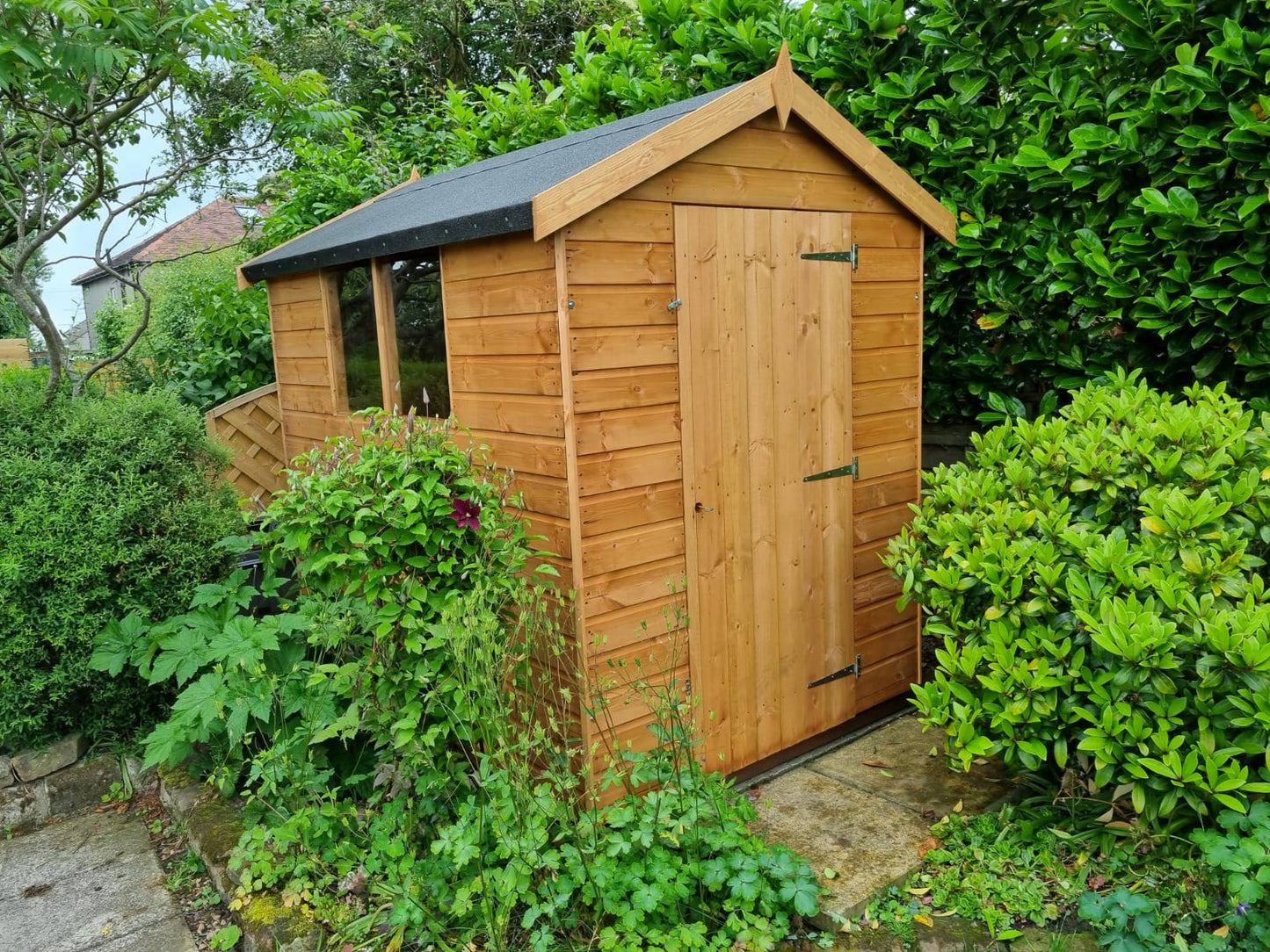 Popular Shed 6'x4' with Pent or Apex Roof