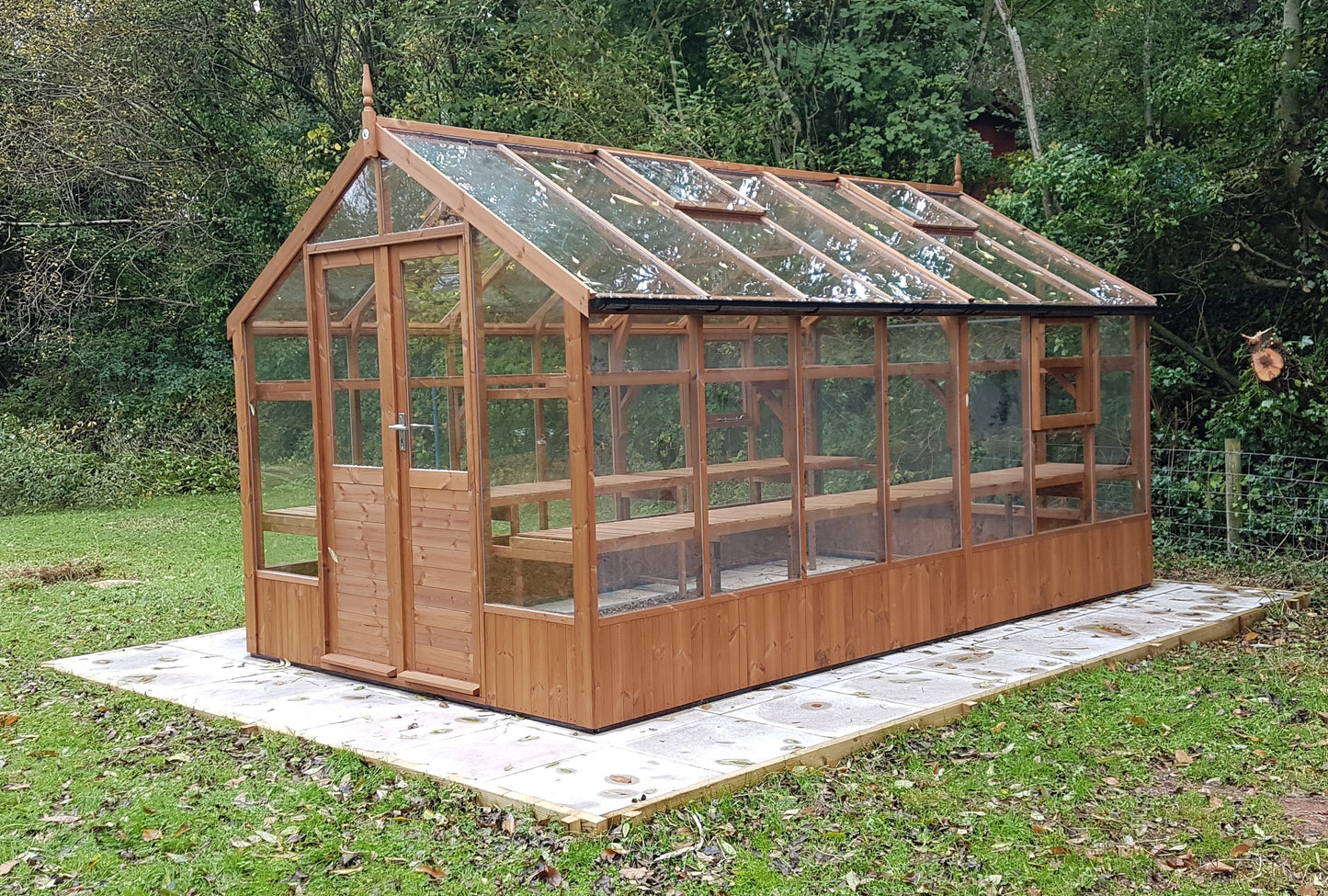 Raven Wooden Greenhouse 8'9x14'8