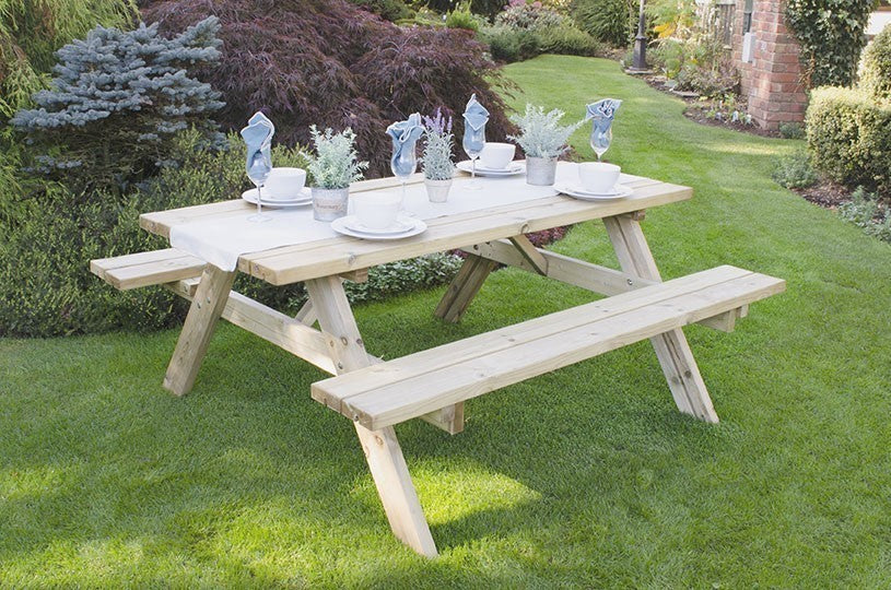 Rectangular Picnic Table – Large