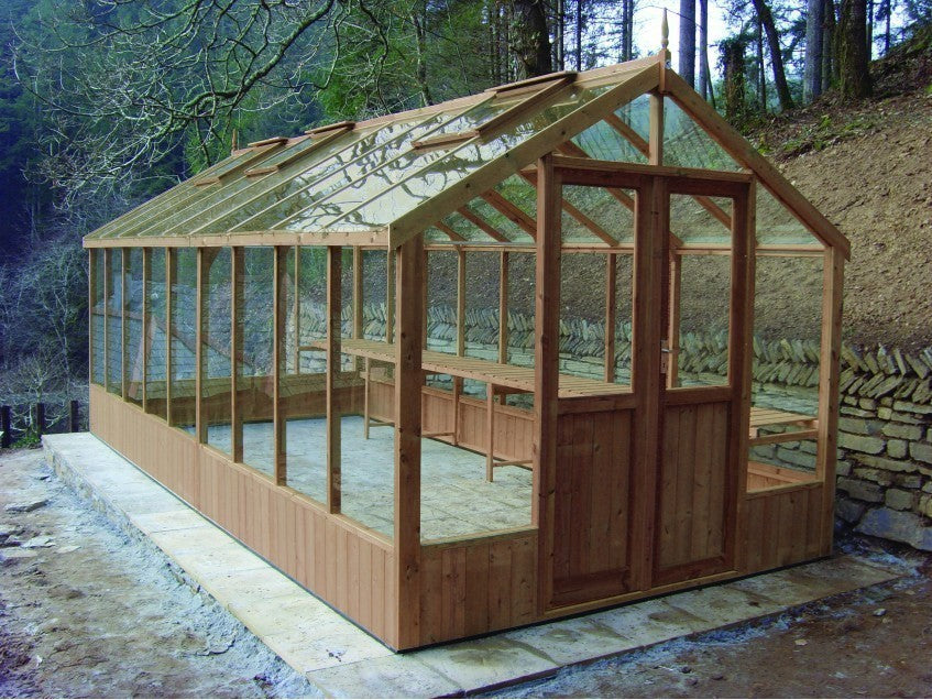 Raven Wooden Greenhouse 8'9x18'10