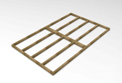 Overlap Pressure Treated 10×6 Apex Shed – Double Door