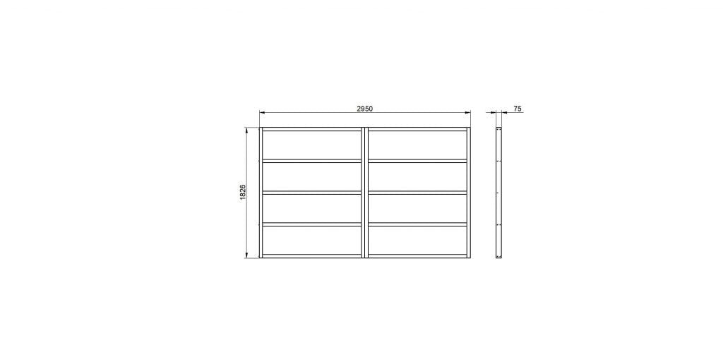 Overlap Pressure Treated 10×6 Apex Shed – Double Door