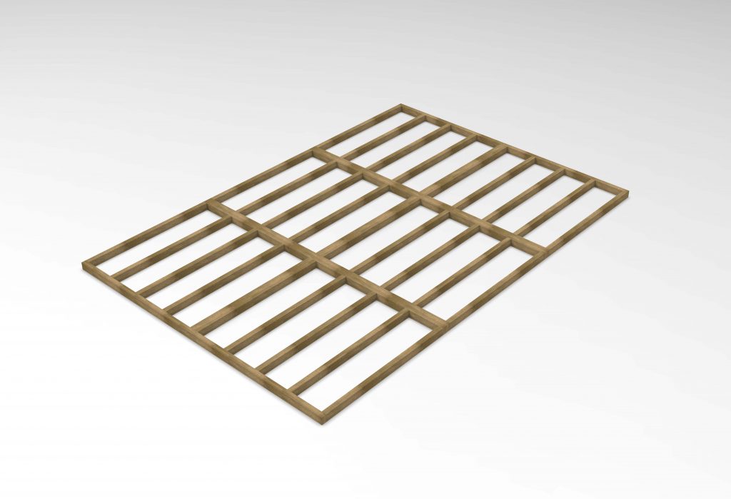 Overlap Pressure Treated 10×15 Apex Shed – Double Door