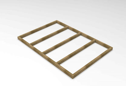 Overlap Pressure Treated 7×5 Pent Shed