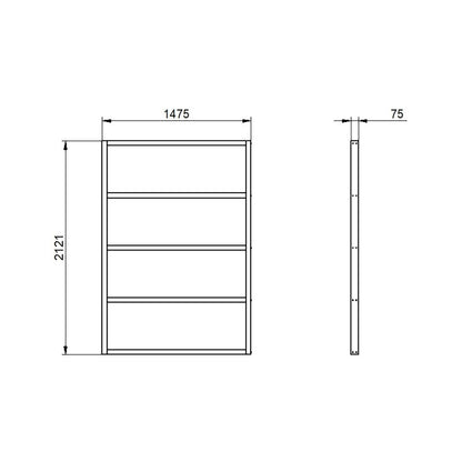 Overlap Pressure Treated 7×5 Apex Shed – Double Door