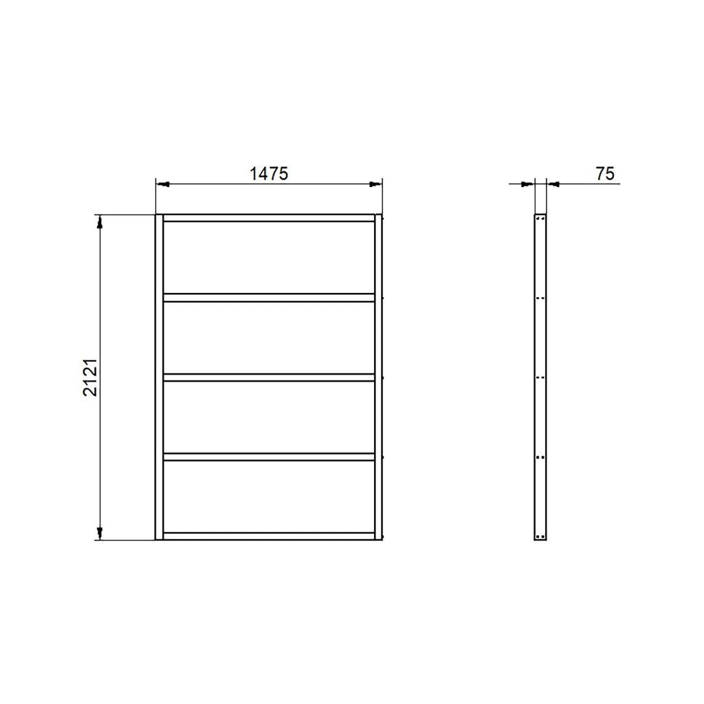 Overlap Pressure Treated 7×5 Apex Shed