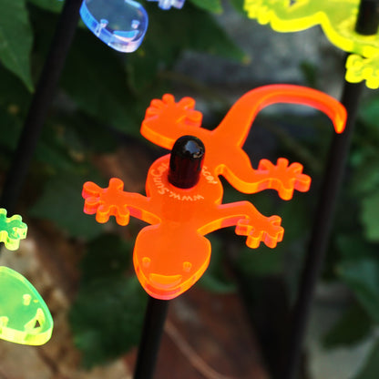 Medium Garden Décor Ornaments Set of 3 'Geckos'