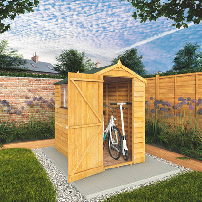 Overlap Apex Shed 6'x4'