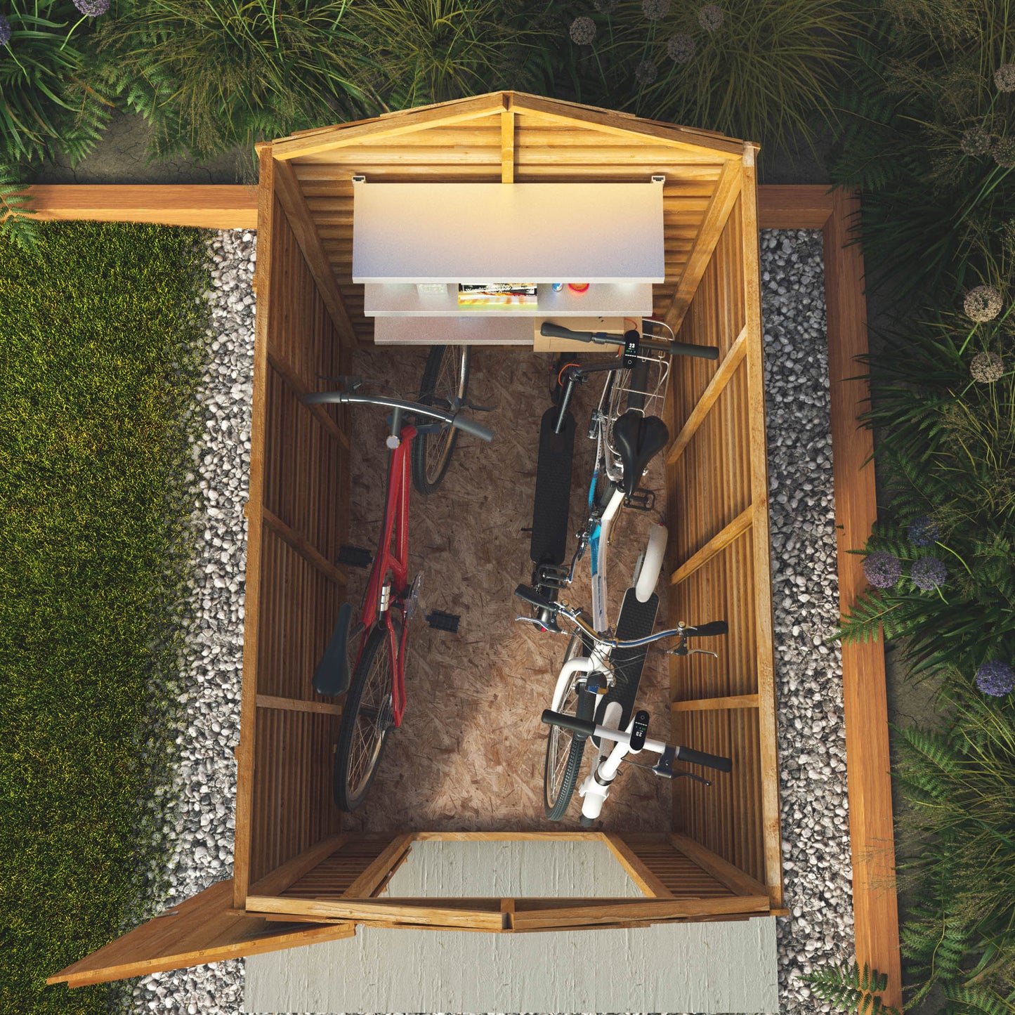 Overlap Apex  Shed - Windowless 6'x4'