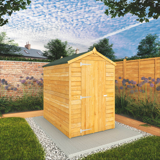 Overlap Apex  Shed - Windowless 6'x4'