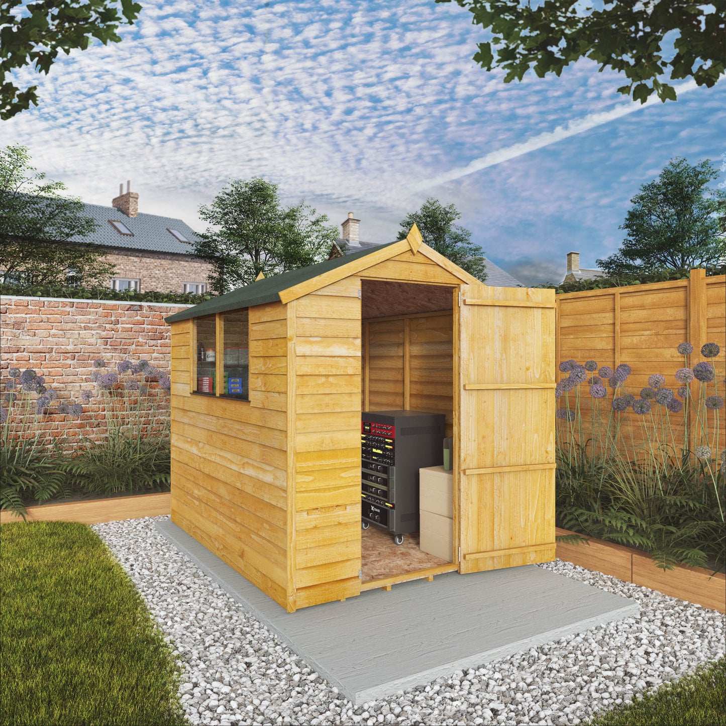 Overlap Apex Shed 7'x5'