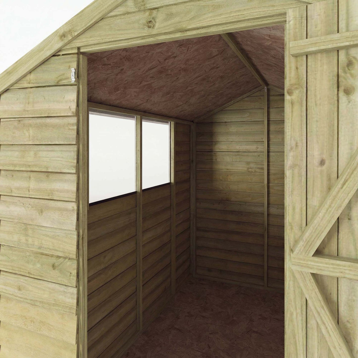 Overlap Apex Shed 7'x5'