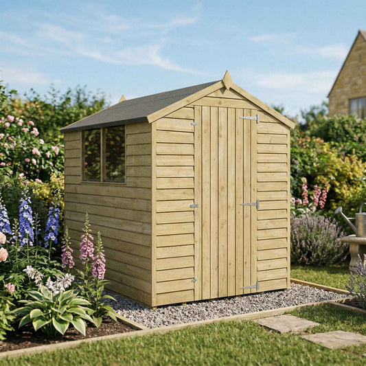 Overlap Apex Shed 7'x5'