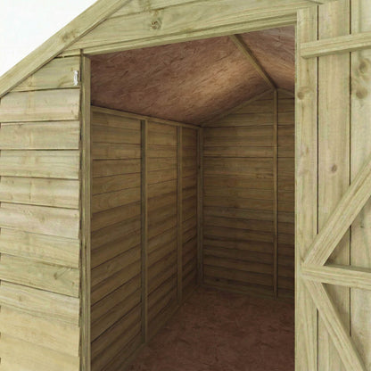 Overlap Apex Shed - Windowless 7'x5' - Taylors Garden Buildings (view 8)