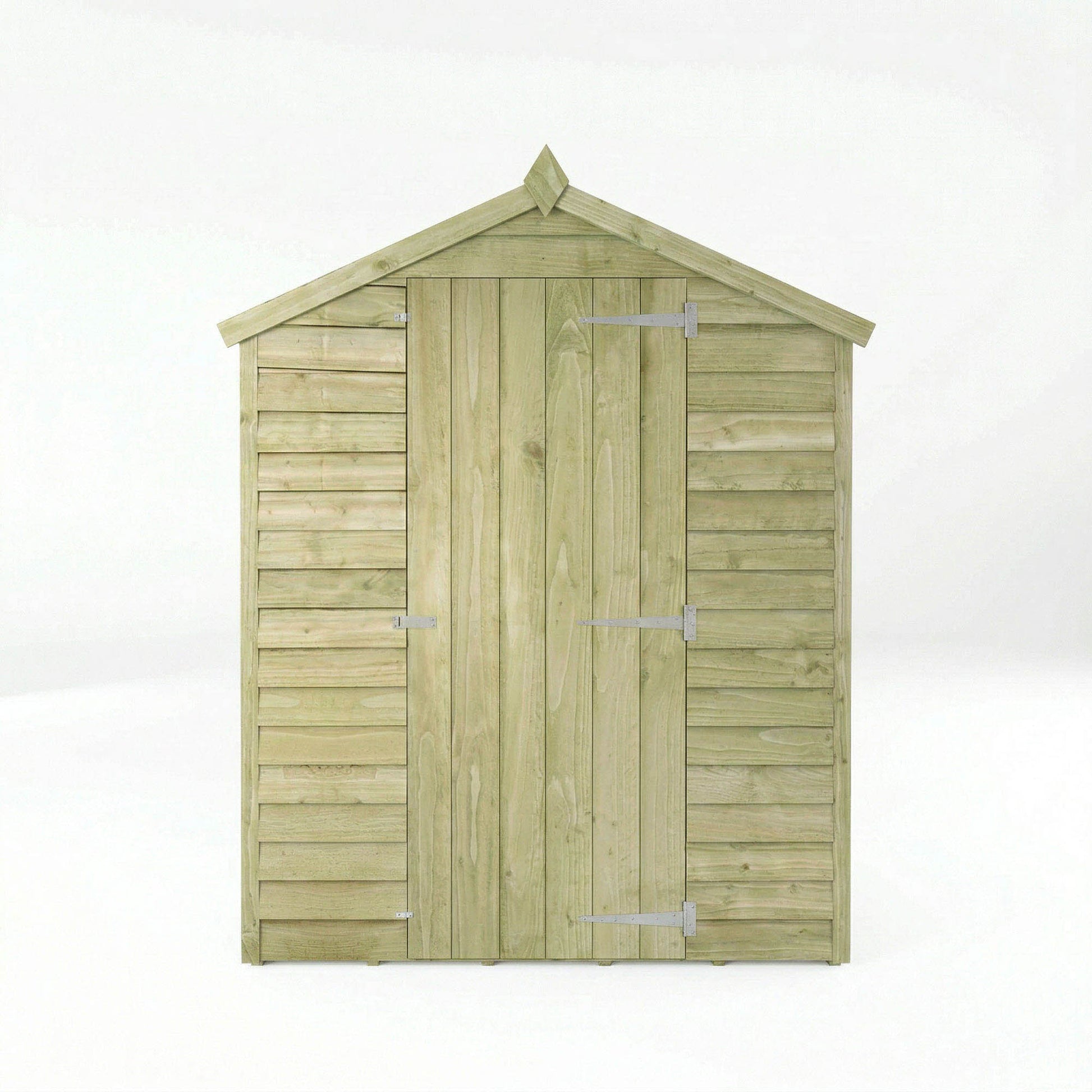 Overlap Apex Shed - Windowless 7'x5' - Taylors Garden Buildings (view 4)