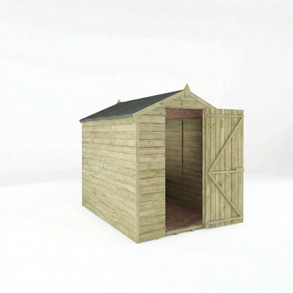 Overlap Apex Shed - Windowless 7'x5' - Taylors Garden Buildings (view 6)