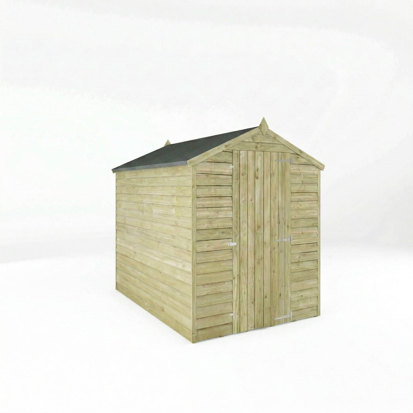 Overlap Apex Shed - Windowless 7'x5' - Taylors Garden Buildings (view 3)