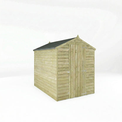 Overlap Apex Shed - Windowless 7'x5' - Taylors Garden Buildings (view 3)