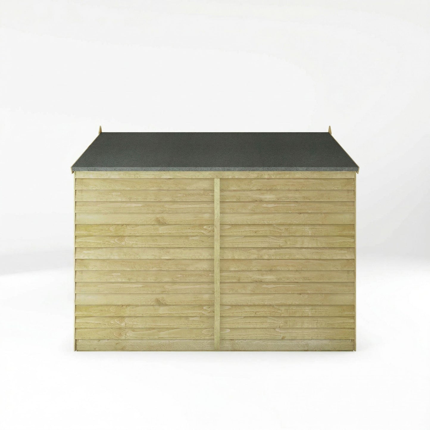 Overlap Apex Shed - Single Door Windowless 8'x6'