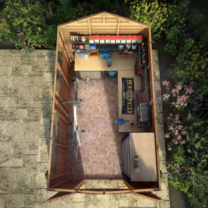 Overlap Apex Shed 10'x6'