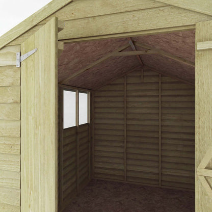 Overlap Apex Shed 10'x6' - Taylors Garden Buildings (view 8)