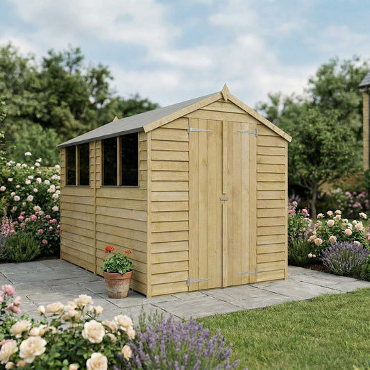 Overlap Apex Shed 10'x6'