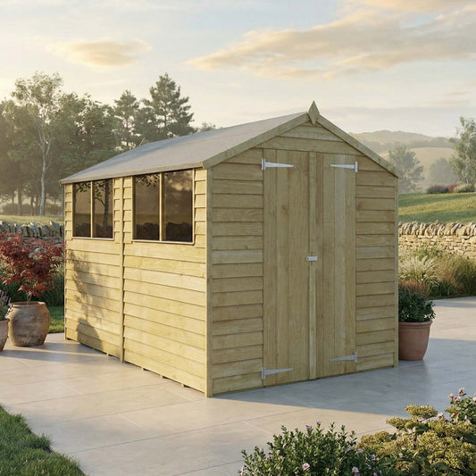Overlap Apex Shed 10'x6'