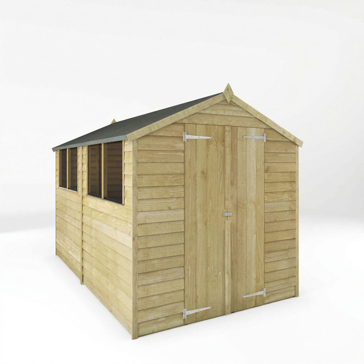 Overlap Apex Shed 10'x6' - Taylors Garden Buildings (view 4)