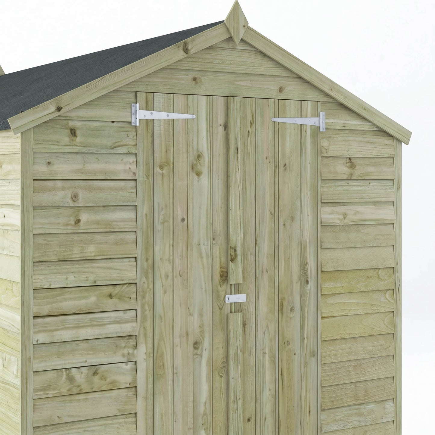 Overlap Apex Shed - Windowless 10'x6' - Taylors Garden Buildings (view 8)