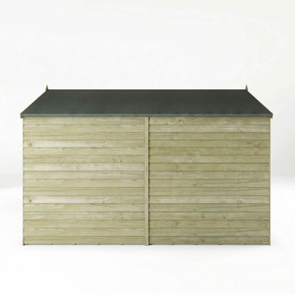 Overlap Apex Shed - Windowless 10'x6' - Taylors Garden Buildings (view 7)