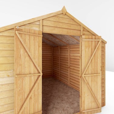 Overlap Apex Shed 10'x8'