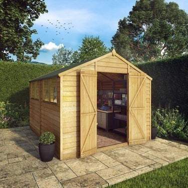 Overlap Apex Shed 10'x8'