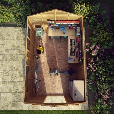 Overlap Apex Shed 12'x8'