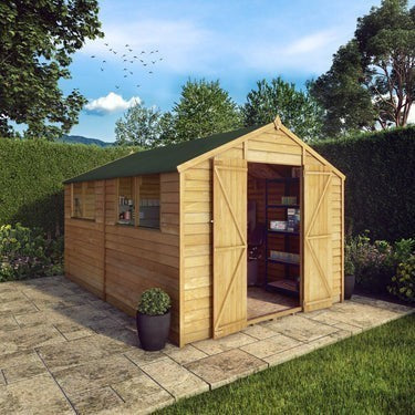 Overlap Apex Shed 12'x8'